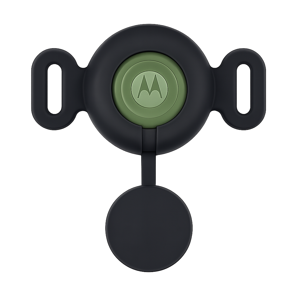 QR Code Medical ID Tag with Location Tracker Black - For Android, Black, pemblem image number 0